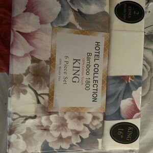 Hotel Collection Bamboo 1800 King 6-Piece Set